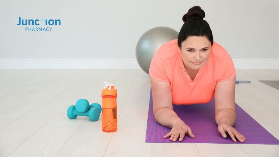 Woman exercising