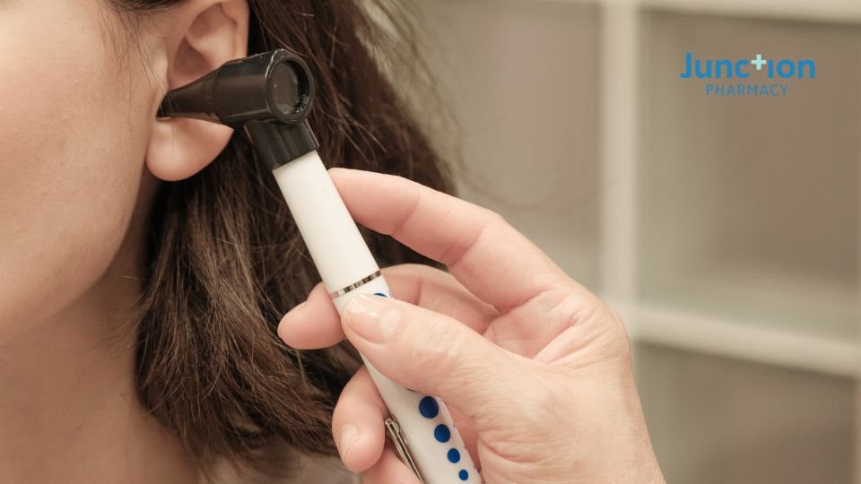 Ear check ahead of microsuction services