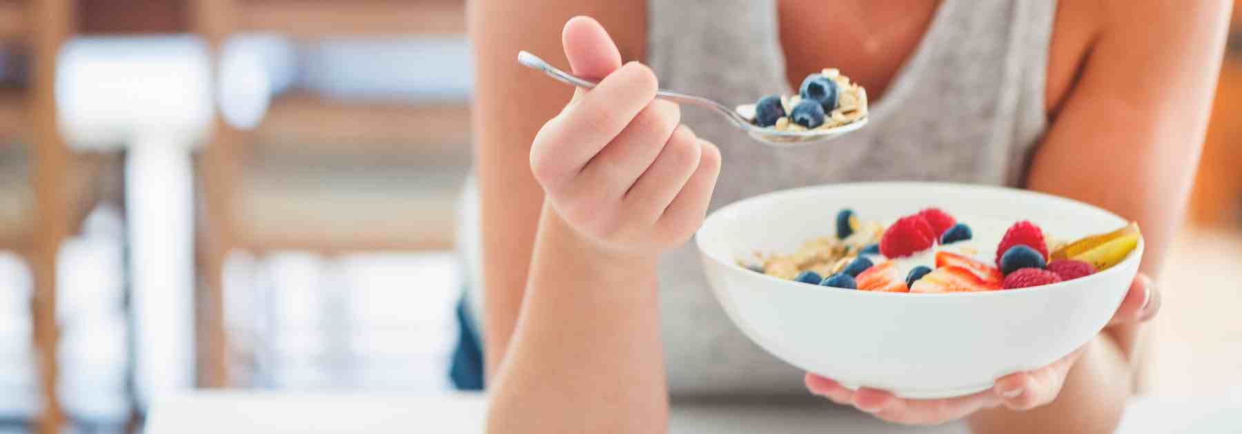 Healthy breakfast bowl
