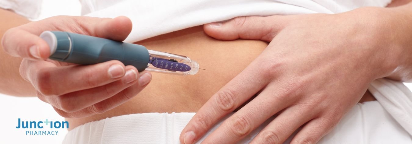 Injecting weight loss drugs in stomach