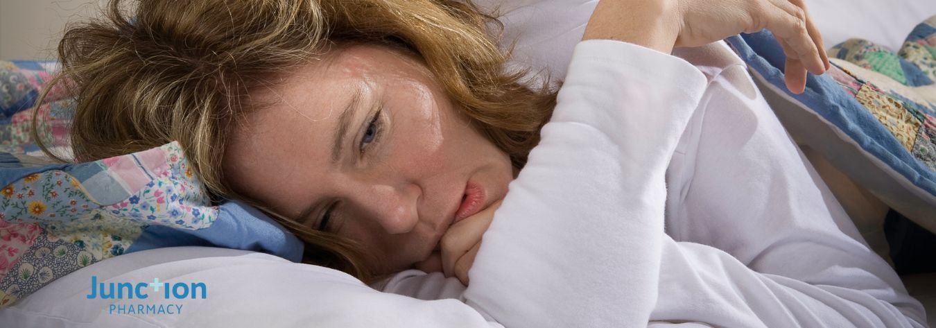 Tired woman with weight loss injection side effects